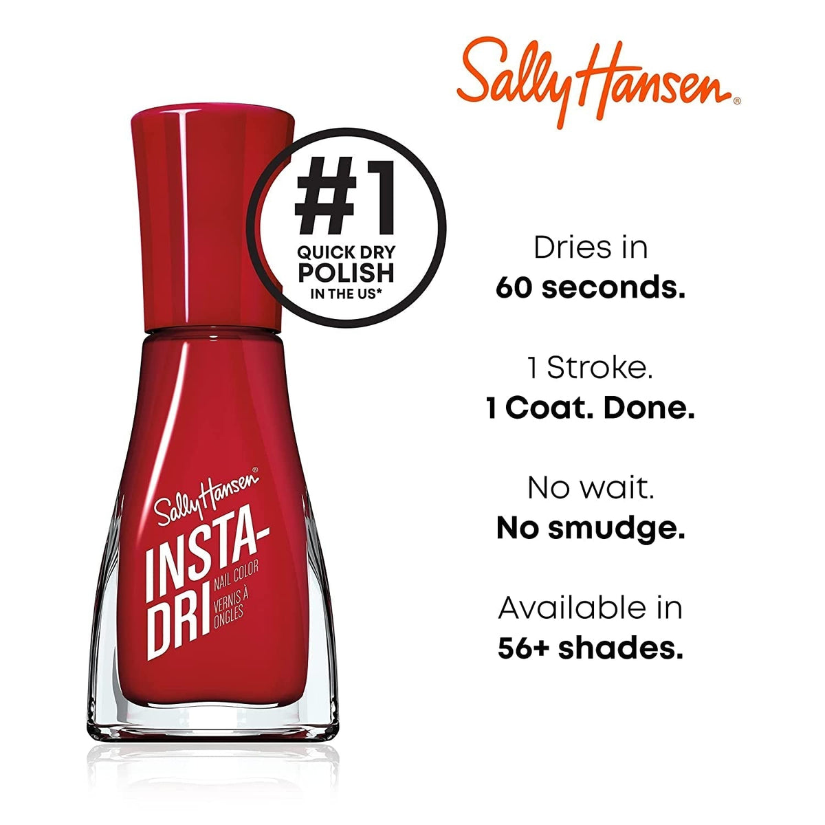Insta-Dri®, Pink Pursuit, Quick Dry, Long Lasting, Streak-Free Shine, Pink Nail Polish