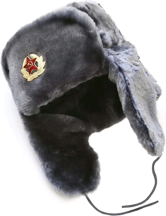 Hat Russian Soviet Army Air Force Fur Military Ushanka GR Size XXXL