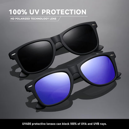 Polarized Sunglasses Womens Men - Sun Glasses Fashion Trendy Driving Fishing UV Blocking UV400 Protection