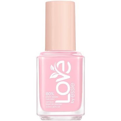 LOVE by  Nail Polish, 80% Plant-based, Salon-Quality, Vegan, White, Blessed Never Stressed, 0.46 Fl Oz