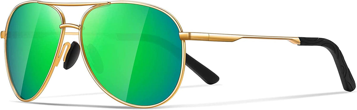 Sunglasses Men Polarized Aviator Sunglasses for Men Women Fishing Driving Sun glasses Metal Frame UV400 Protection