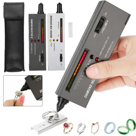 Jewerly Diamond Tester And Moissanite Tester, LED Diamond Detector Selector, Gems Stone Hardness Test Tool Diamond Testers