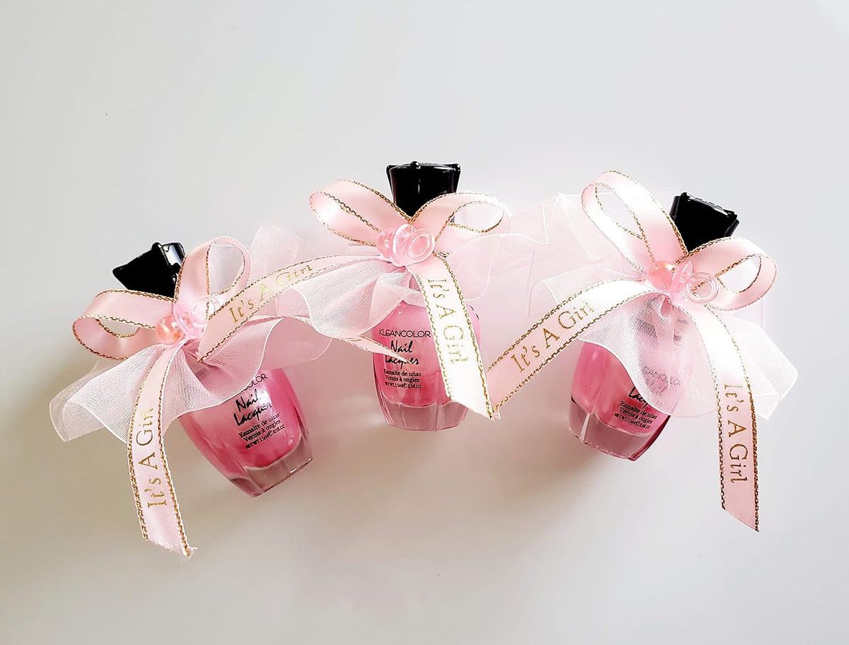 COZZYBEN Ballerina Baby Shower Deluxe Nail Polish (12) Party Pack L8