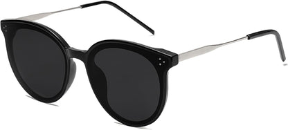 Classic Round Sunglasses Womens Mens Trendy Oversized Shades Retro Vintage Sunnies
