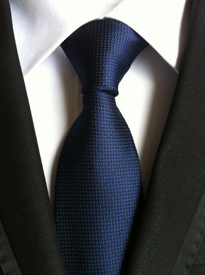 Lot 6 PCS Classic Men'S Silk Tie Necktie Woven JACQUARD Neck Ties