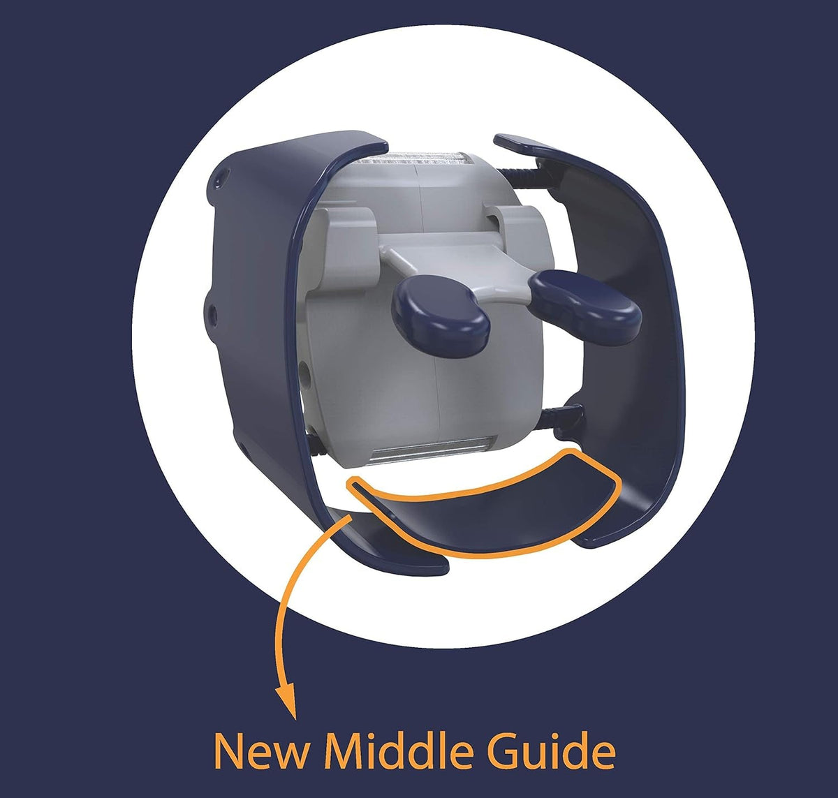 ® Shaving Template - Create a Perfectly Shaped Goatee Every Time - Adjustable Reduces Shaving Time - Shape Goatee and Circle Bead (Version 1.1)