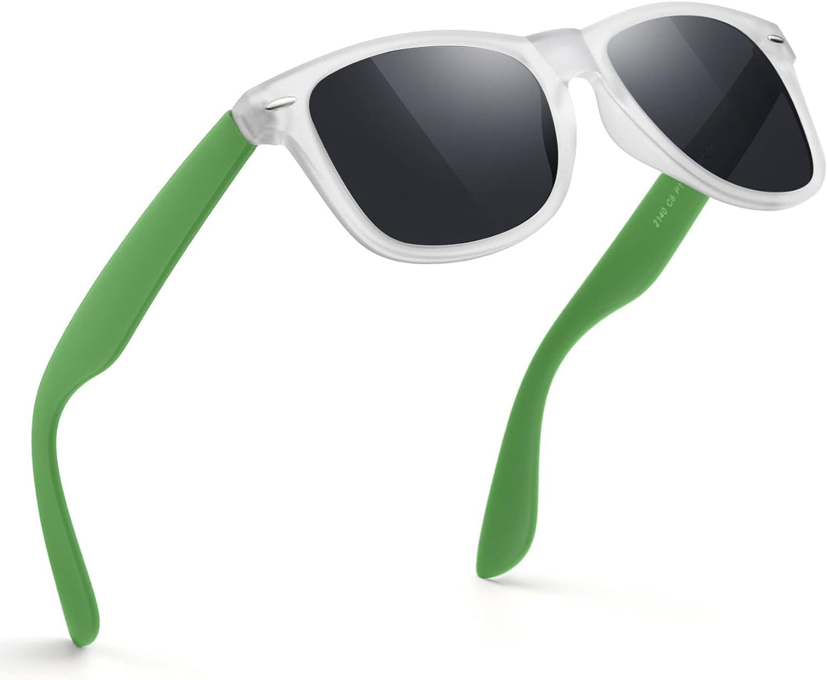 Sunglasses Men Polarized Sunglasses for Mens and Womens,Black Retro Sun Glasses Driving Fishing UV Protection
