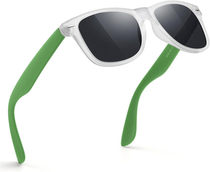 Sunglasses Men Polarized Sunglasses for Mens and Womens,Black Retro Sun Glasses Driving Fishing UV Protection