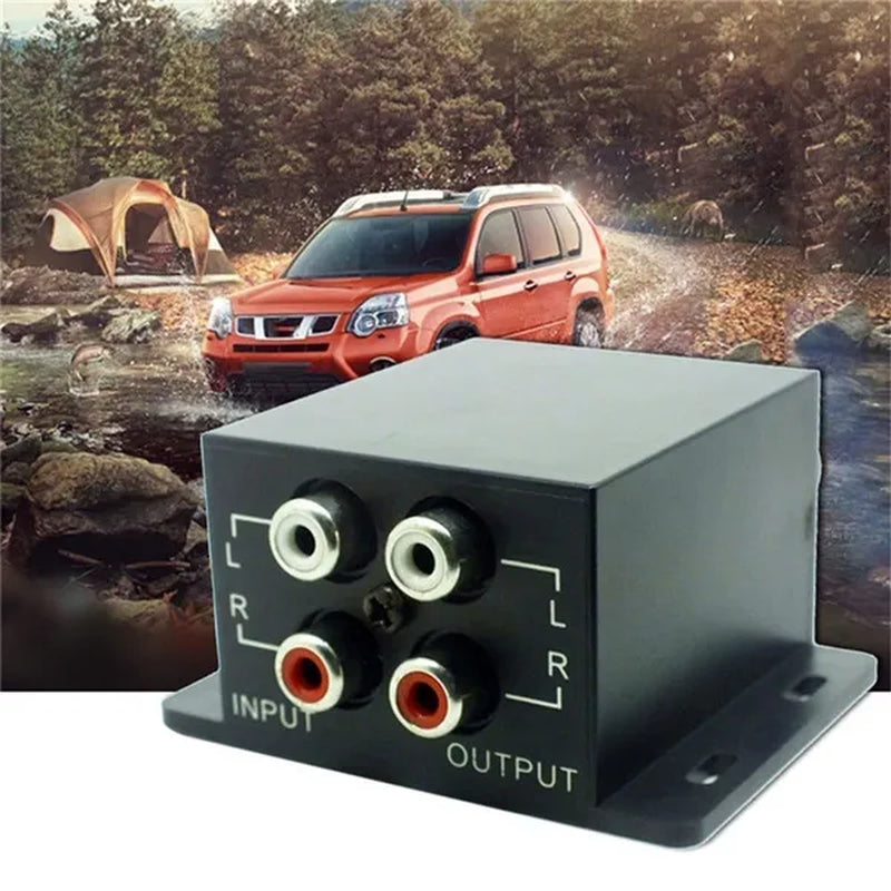 Car Amplifier Audio Regulator Bass Subwoofer Equalizer Crossover Controller RCA Adjust Line Level Volume