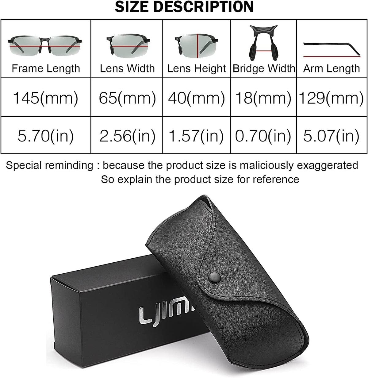 Polarized Photochromic Driving z87 Sunglasses For Men Women Day and Night safety glasses