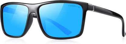 Rectangular Polarized Sports Sunglasses for Men Women Cycling Driving Fishing UV400 Protection S8225