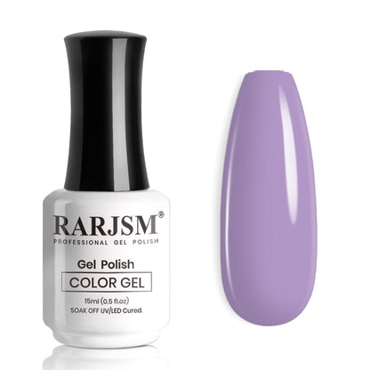 Gel Nail Polish Blue Purple 15Ml Dark Opaque Pastel Gel Polish Milky Bluish Purple 1 Piece Single Bottle Cool Tone Soak off at Home Salon DIY French Manicure Nails Art