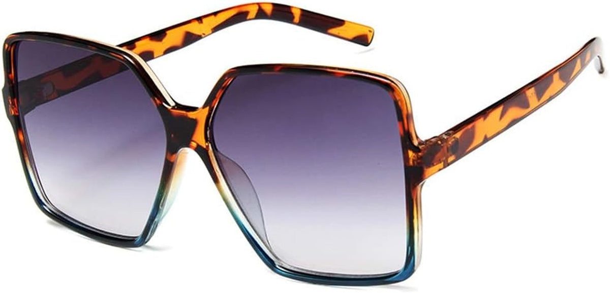 Oversized Square Sunglasses for Women Big Large Wide Fashion Shades for Men 100% UV Protection Unisex