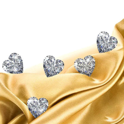 Natural Diamonds D Color Real Heart Cut Loose VVS1 Excellent Clarity Natual Diamonds with GRA Certificate Report and Card 1.0 Carat/ 2.0 Carat /3.0 Carat/4.0 Carat/5.0 Carat