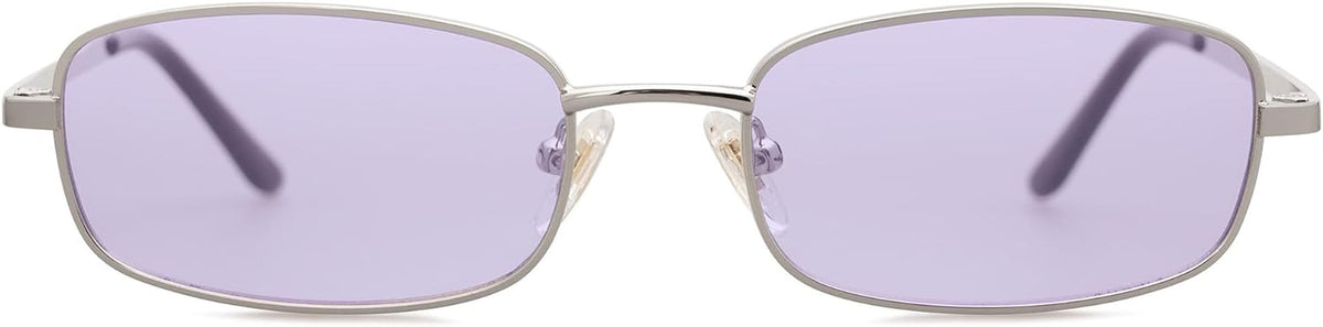 Small Y2k Narrow Rectangle Sunglasses Womens Mens Retro 80s 90s UV400 Sunnies SJ1187