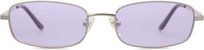 Small Y2k Narrow Rectangle Sunglasses Womens Mens Retro 80s 90s UV400 Sunnies SJ1187