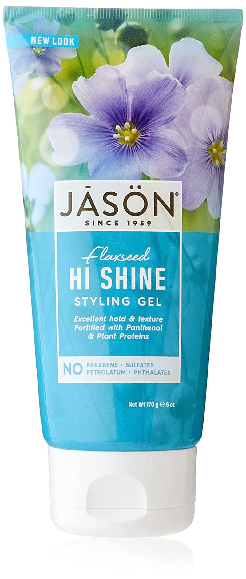 Styling Gel, Flaxseed Hi Shine, 6 Oz