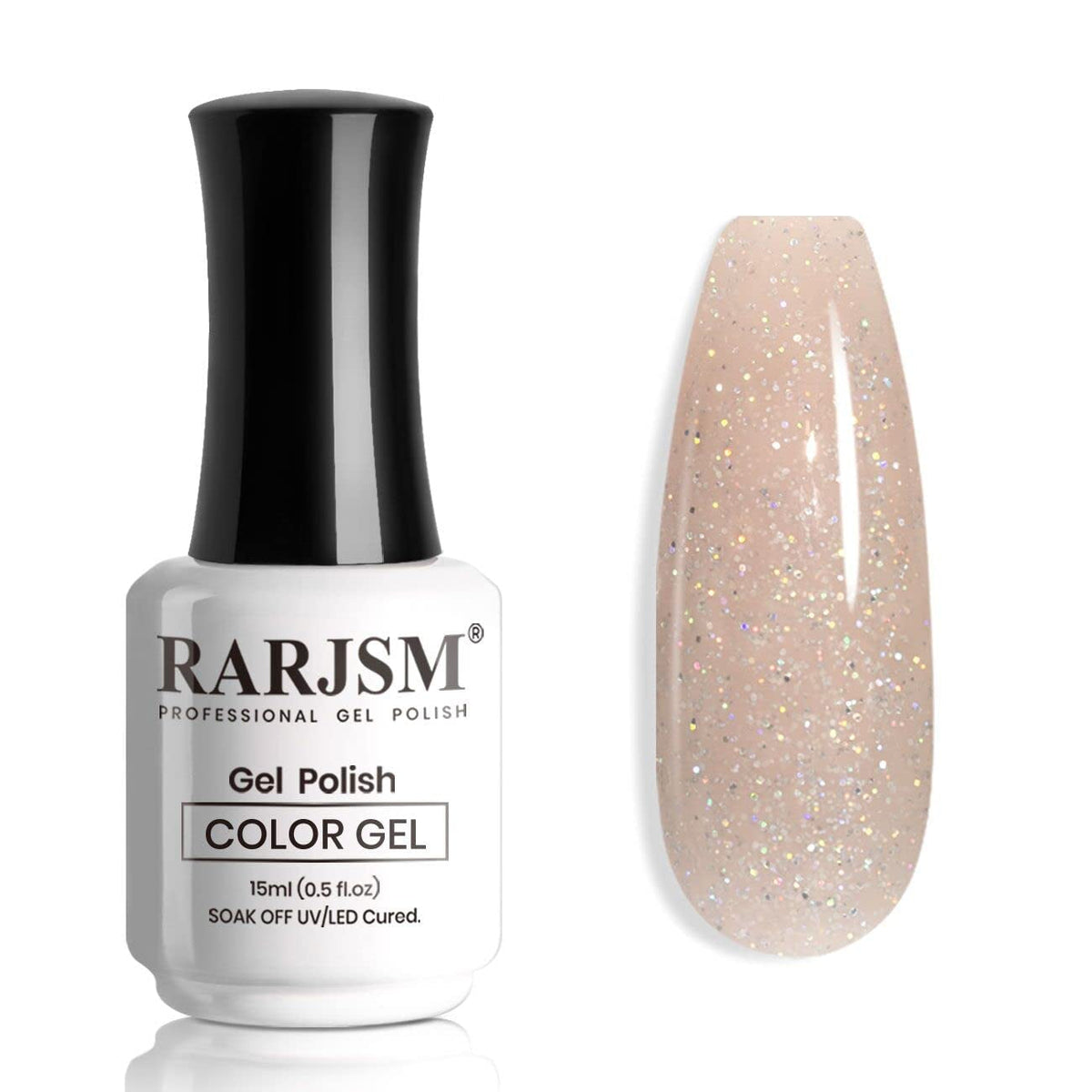 Nude Hot Pink Iridescent Gel Nail Polish Sheer Bright Neon Pink Glitter Jelly Gel Polish Neutral Shimmery Summer Color Sparkle Rainbow Pigment Gel 15ml Soak off Cured Need for Home Salon DIY