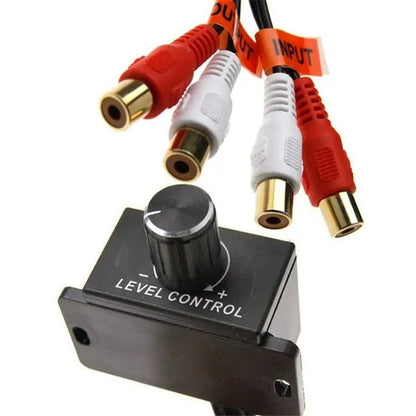 New Car Amplifier Volume Regulator Speaker Bass Controller Car Audio Amplifier Sound Adjuster Subwoofer Amplifier 27.5Cm 12V