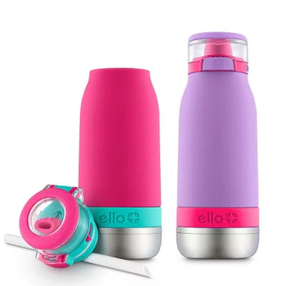 Ello Emma 14 Oz. Stainless Steel Water Bottle, 2 Pack, Choose Color