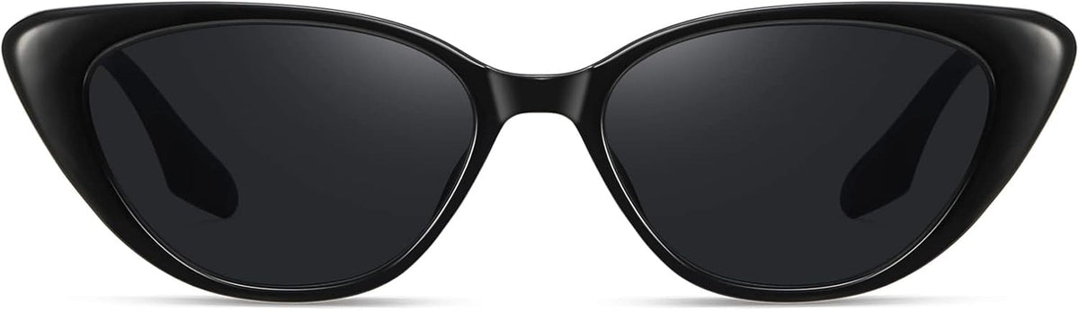Retro Vintage Narrow Cat Eye Sunglasses for Women 90S Small Chic Style Trendy Sunnies UV400 Protection FZN7514