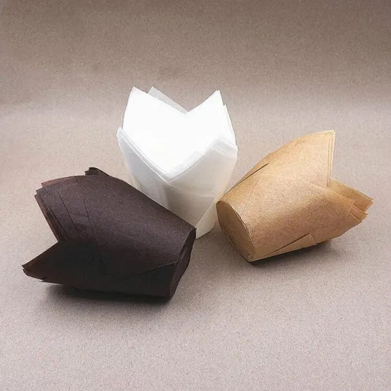 50pcs Cupcake Muffin Liners Baking Cup Holders Wrappers for Wedding Birthday Christmas Baby Shower Parties