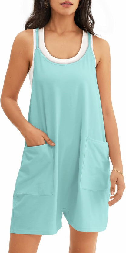 Rompers for Women Summer Casual Short Jumpsuits Overalls Clothes Outfits 2025 Jumpers Loose Fit Girls Maternity