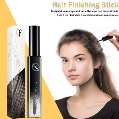 7 Pcs Hair Wax and Edge Control Set for Women - Flyaway Styling Products Includes Wax Stick, Hair Finishing Stick, Comb, Elastic Bands for Wig Edges