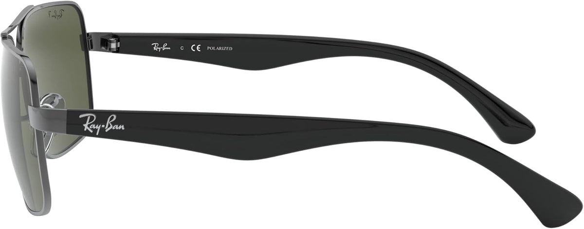 Men'S RB3483 Metal Square Sunglasses