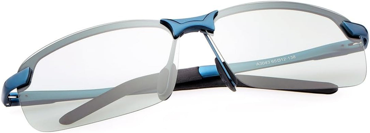 Polarized Photochromic Driving Z87 Sunglasses for Men Women Day and Night Safety Glasses
