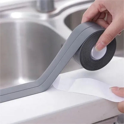 Waterproof Self-Adhesive PVC Sealing Strip Tape - Perfect for Bathroom Shower Sink & Toilet!