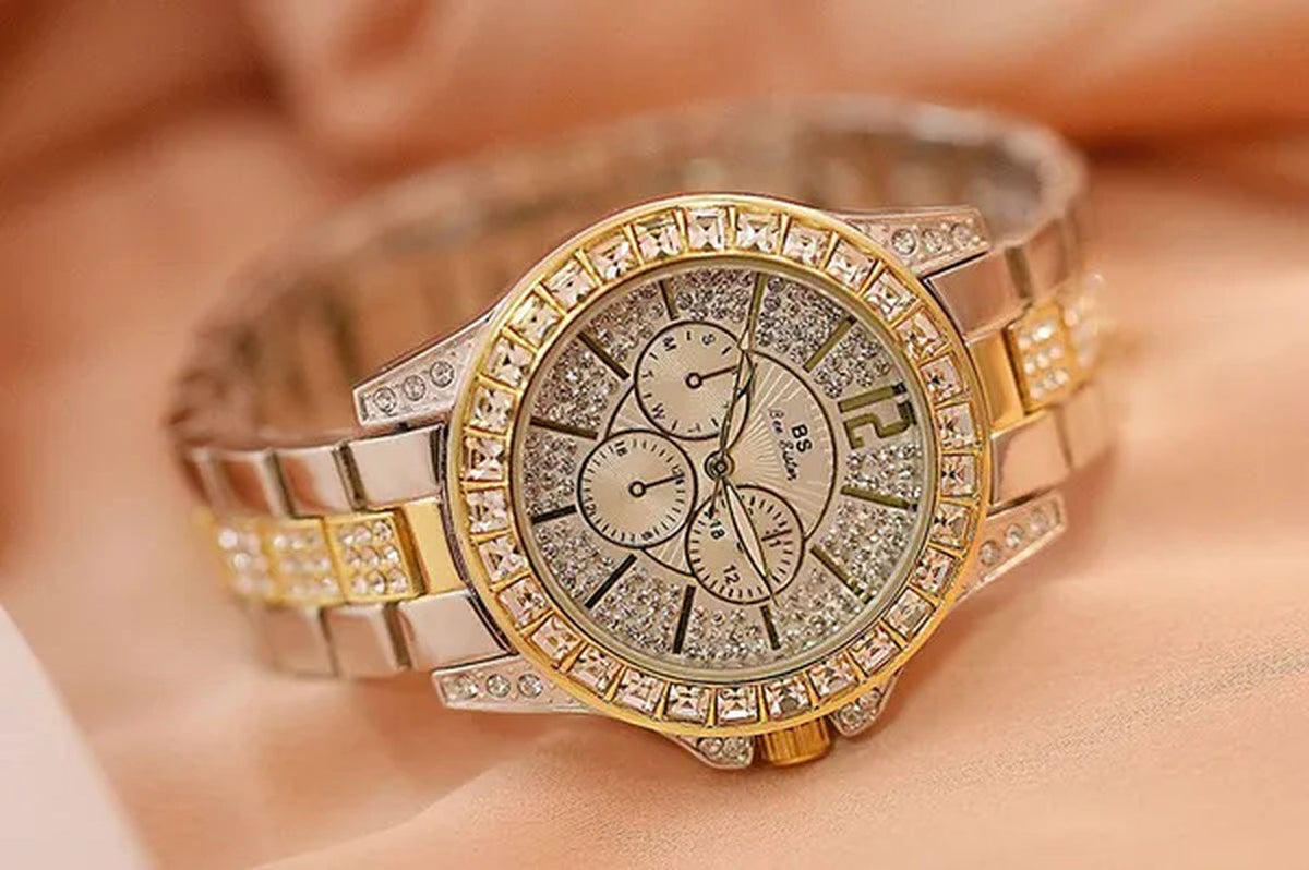 Fashion Women Watches Luxury Brand Watch Bracelet Quartz Diamond Rose Gold Ladies Wrist Watches For Women Wristwatch montre femme