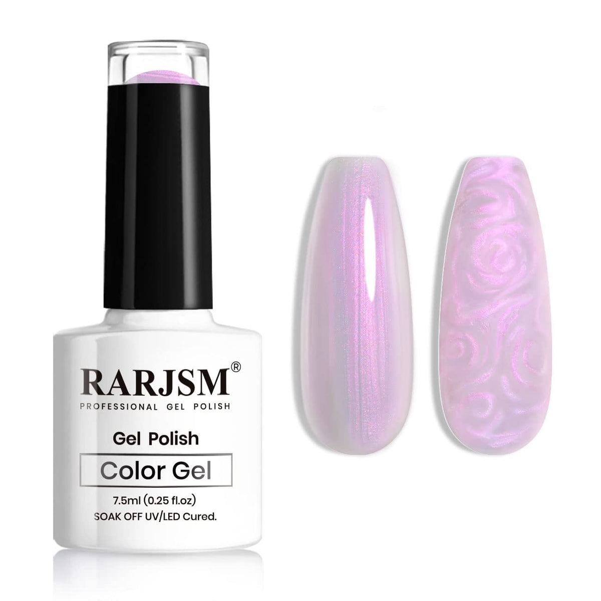 Pearl Gel Nail Polish, Glitter Drawing Gel Polish Shimmer Mermaid Nail Gel Soak Off UV Gel for Salon Home DIY Manicure Use