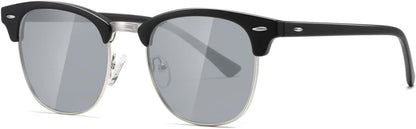 Polarized Sunglasses For Women And Men Semi Rimless Frame Retro Sun Glasses AE0369