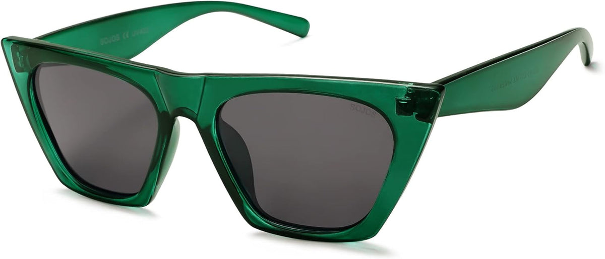 Oversized Square Cateye Polarized Sunglasses for Women Men Big Trendy Sunnies SJ2115