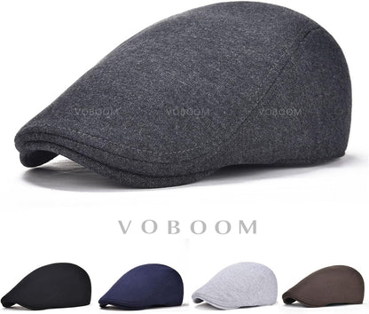 Men'S Cotton Flat Ivy Gatsby Newsboy Driving Hat Cap