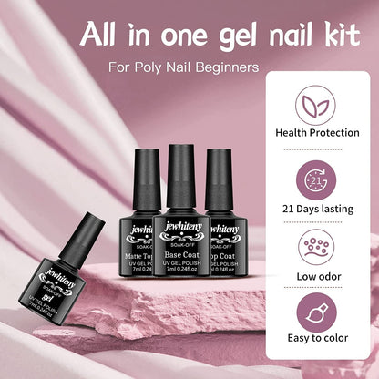 27 Colors Gel Nail Polish Kit with U V Light, 120W U V LED Nail Dryer Lamp Curing Gel Nail Polish Set Popular Gel Nail Polish Set DIY at Home, Nail Manicure Tools