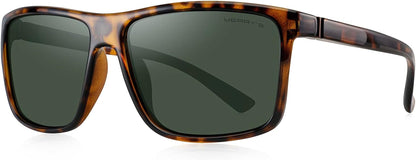 Rectangular Polarized Sports Sunglasses for Men Women Cycling Driving Fishing UV400 Protection S8225