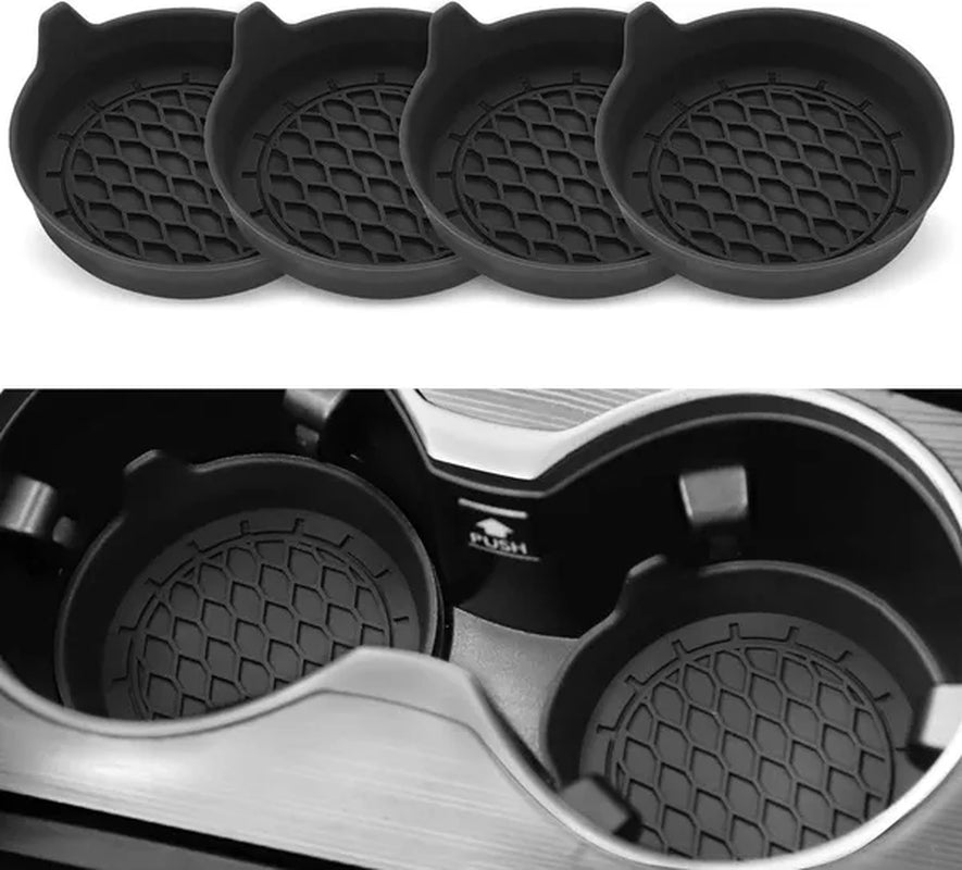 Car Cup Holder Coaster, Silicone Cup Holder Insert, Universal Non-Slip Cup Holders, Car Accessories Interior for Women and Man Interior Sets