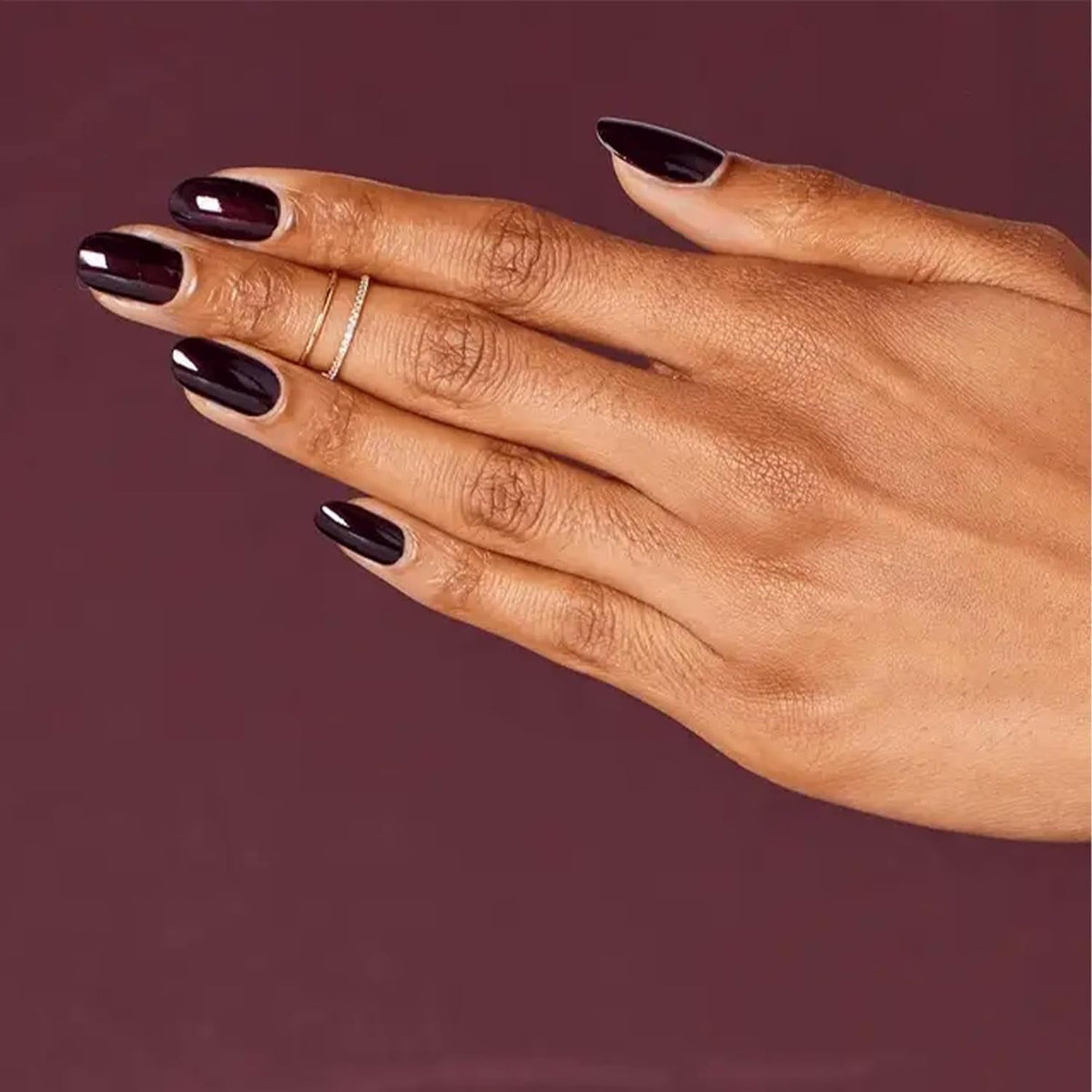 OPI Nail Lacquer, Black Cherry Chutney, Red Nail Polish, 0.5 fl oz