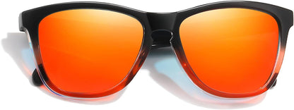 Sunglasses Womens Polarized Sunglasses for Women Trendy Designer Mirrored Sunglasses UV400 Protection Sun Glasses