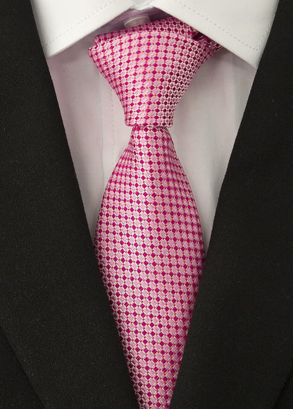 Men'S Necktie Classic Silk Tie Woven Jacquard Neck Ties
