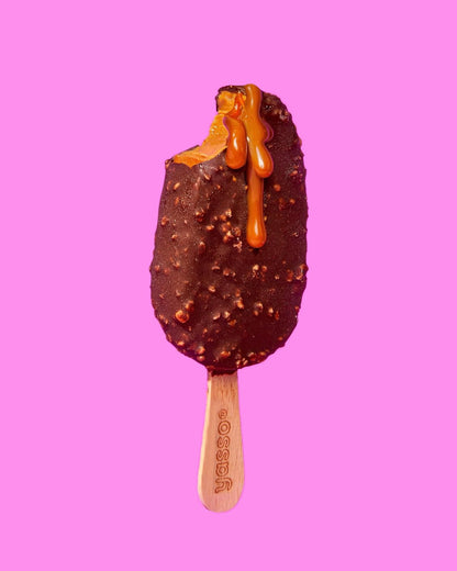 Frozen Greek Yogurt Bars Sea Salt Caramel Chocolate Crunch Bars 4 Count for a Ridiculously Creamy Frozen Snack Made with the Goodness of Greek Yogurt 2.65Fl Oz