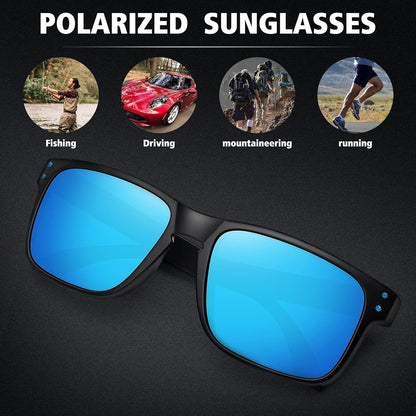 Polarized Sunglasses for Men Women Sports Driving Fishing Glasses UV400 Protection