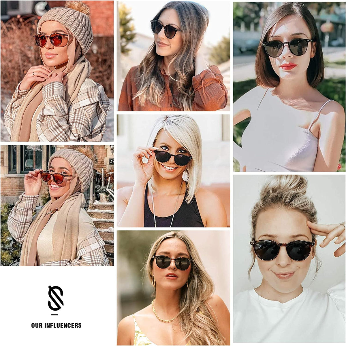 Small round Classic Polarized Sunglasses for Women Men Vintage Style UV400 Lens SJ2113