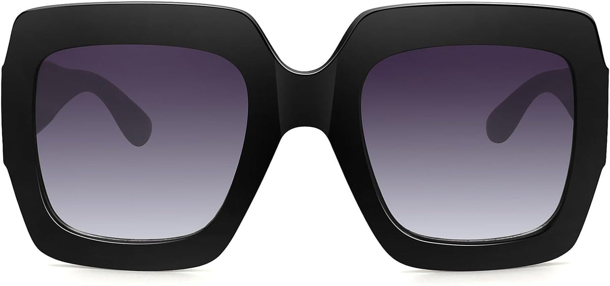 Oversized Square Sunglasses Womens Retro Shades Luxury Big Sun Glasses UV400 Protection S0178
