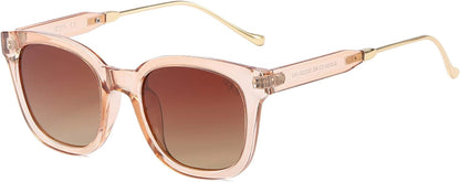 Classic Square Polarized Sunglasses Womens Mens Retro Trendy UV400 Sunnies SJ2050