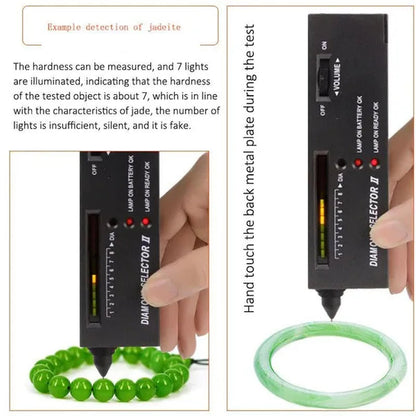 Professional Diamond Tester LED Diamond Indicator Gemstone Jewelry Gems Selector Diamond Tester Pen Tool