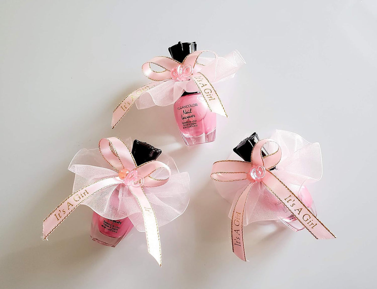 COZZYBEN Ballerina Baby Shower Deluxe Nail Polish (12) Party Pack L8
