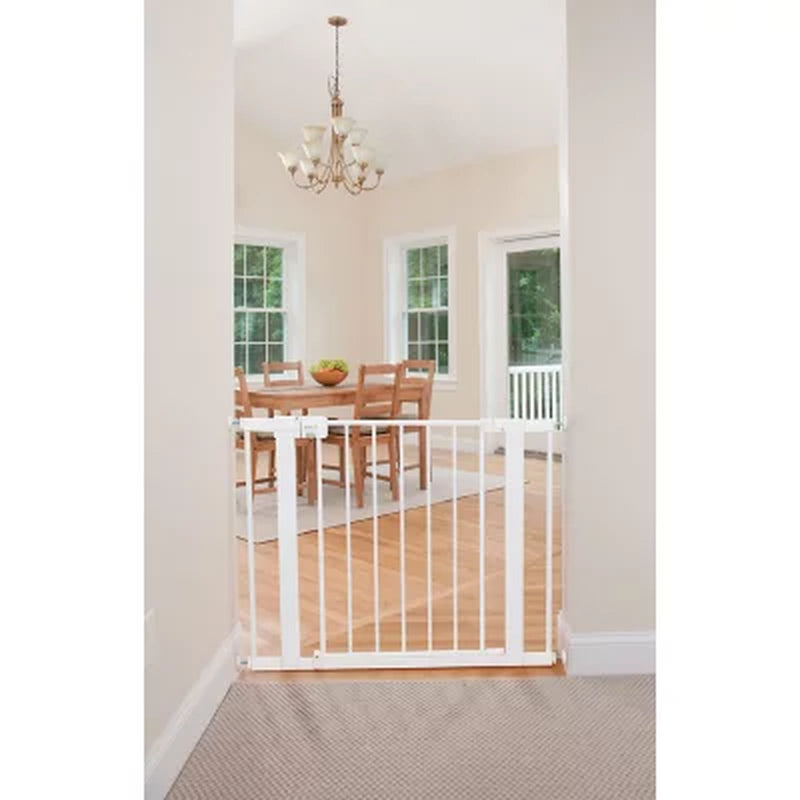 Safety 1St Easy Install Walk-Through Gate, 38" X 28", White, Choose Pack Size